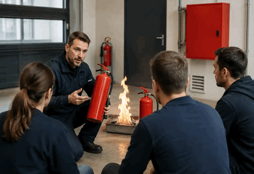 Ausbildung zum Brandschutzhelfer für Unternehmen