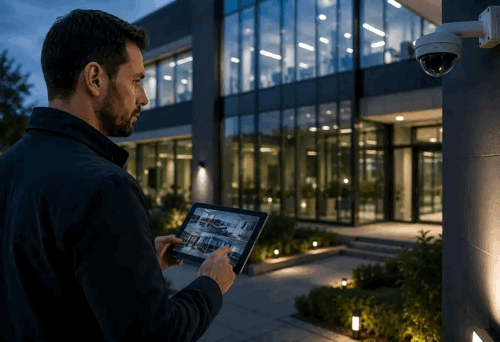 Smarte Gebäudeüberwachung mit vernetzten Sicherheitssystemen