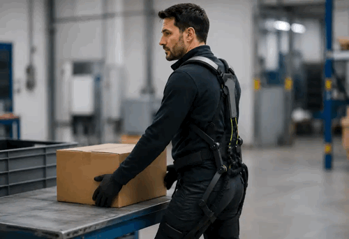 Rückenstruktur des BionicBack zur Reduzierung von Rundrückenbildung
