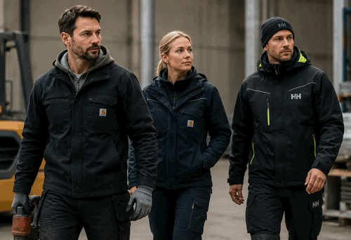 Carhartt, Snickers und Helly Hansen Workwear